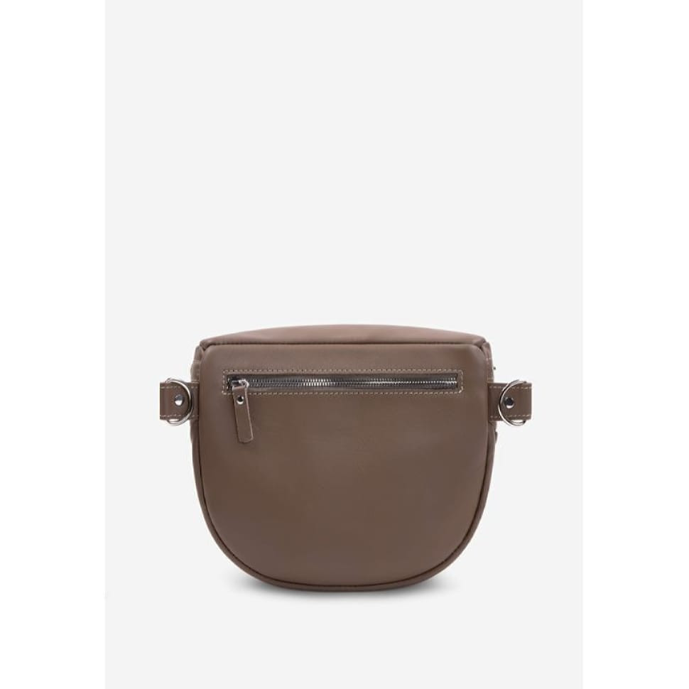 Шкіряна сумка поясна-кроссбоді Vacation темно-бежевий