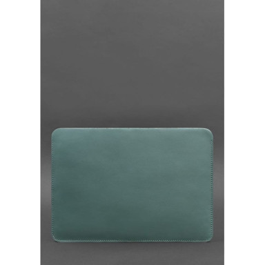 Чехол из натуральной кожи для MacBook 13 дюйм Бирюзовый