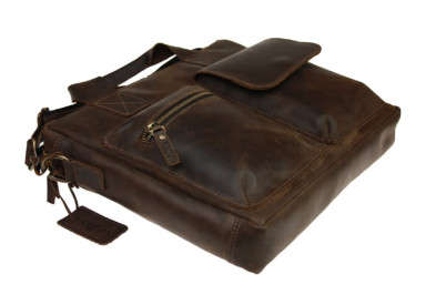 Large leather document bag A4 Sullivan 742-24-1(46)