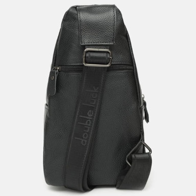 Men's leather backpack Keizer K11808-black