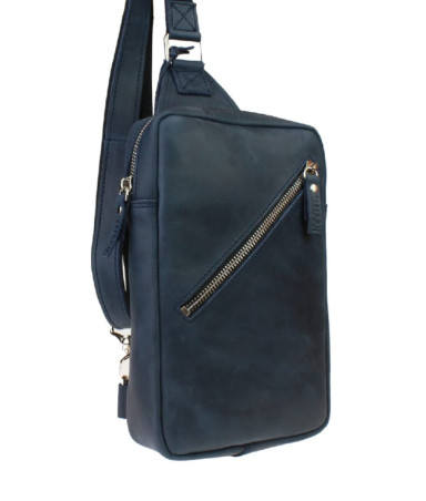 Men's sling shoulder bag banana 1026(26) blue