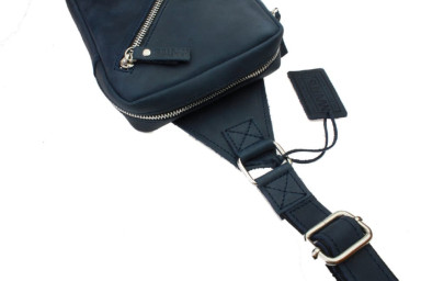 Men's sling shoulder bag banana 1026(26) blue