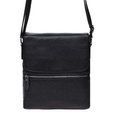 Men's leather bag Keizer K187015-black
