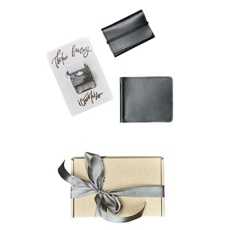 Чоловік подарунковий набір шкіряних аксесуарів Сан-Франциско