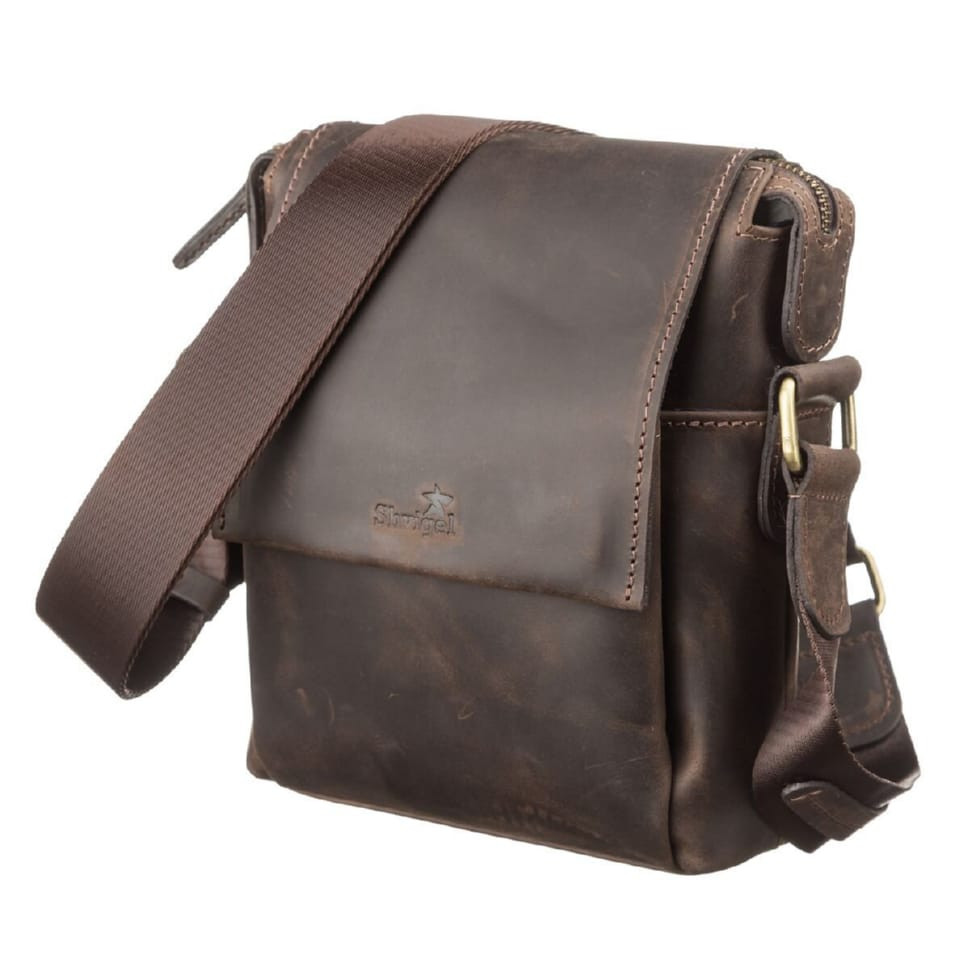 Men's bag SHVIGEL 11093 leather Brown