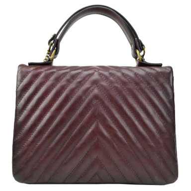 Pratesi BCO310/V - Pian di Melosa B310X Lady Bag in cow leather Pian di Melosa B310/V COGNAC