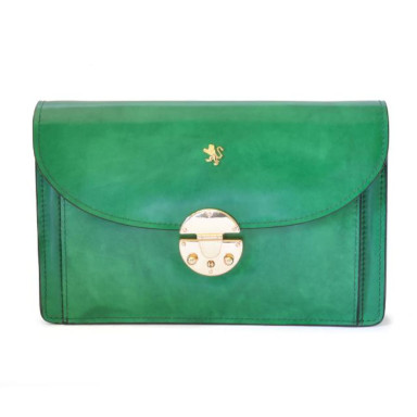 Pratesi REM203/D - Tullia d'Aragona Lady Bag in cow leather Radica Emerald