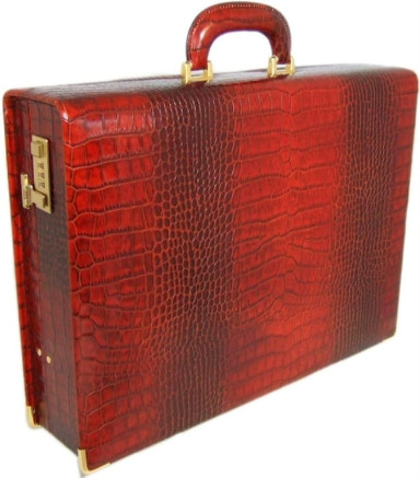 Pratesi KCO317/10D - Machiavelli Big King Attach Case 48H in cow leather King Cognac