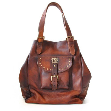Pratesi BEM163 - Woman Bag Talamone in cow leather Bruce Emerald