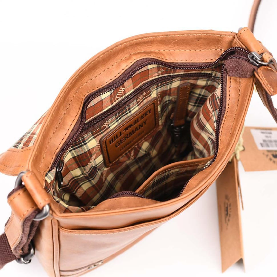 Cool leather men's shoulder bag HILL BURRY 3100