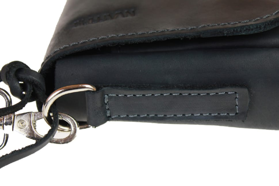 Сумка мужская кожаная маленькая барсетка клатч SULLIVAN32213(25) черная