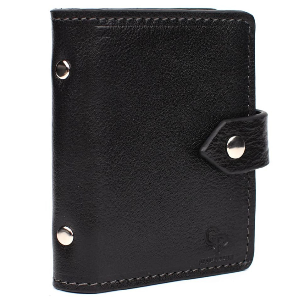 Кардхолдер CardCase чорна шкіра Grande Pelle 311410