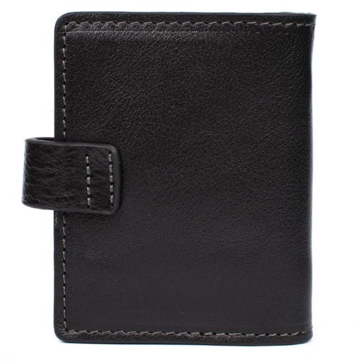 Кардхолдер CardCase чорна шкіра Grande Pelle 311410