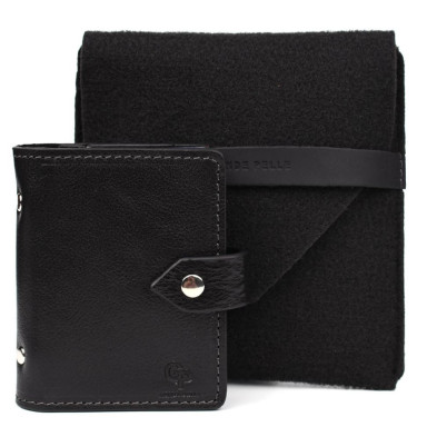 Кардхолдер CardCase черная кожа Grande Pelle 311410