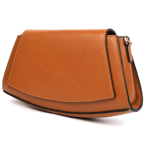 Жіноча шкіряна сумка Firenze (Італія) fz209845 коньячна