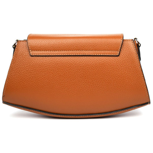 Жіноча шкіряна сумка Firenze (Італія) fz209845 коньячна