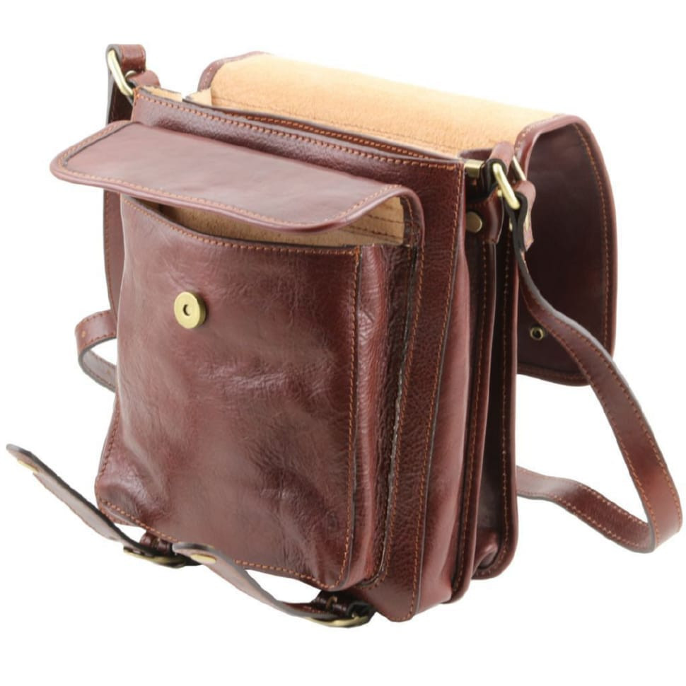 Daniel шкіряна сумка через плече з ручкою TL141304