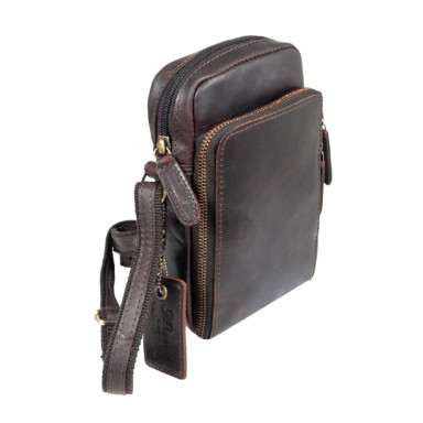 Cумка чоловіча Ashwood K41 Brown (Коричневий)