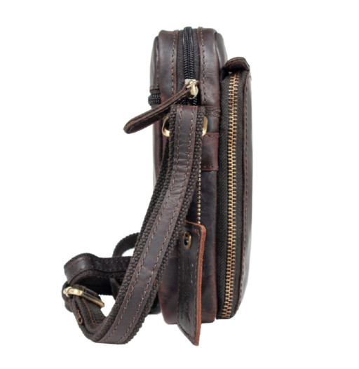 Cумка чоловіча Ashwood K41 Brown (Коричневий)