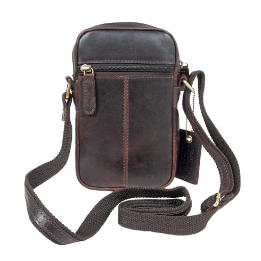 Cумка чоловіча Ashwood K41 Brown (Коричневий)