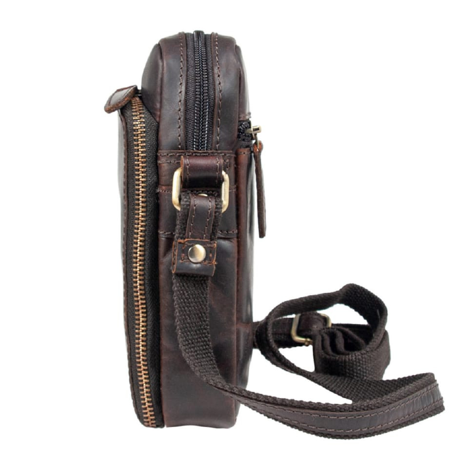 Cумка чоловіча Ashwood K41 Brown (Коричневий)