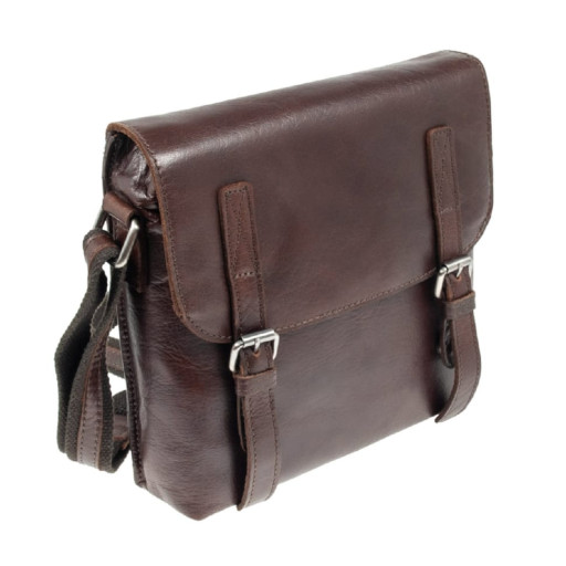 Сумка чоловіча Ashwood F84 Brandy (Коричневий)