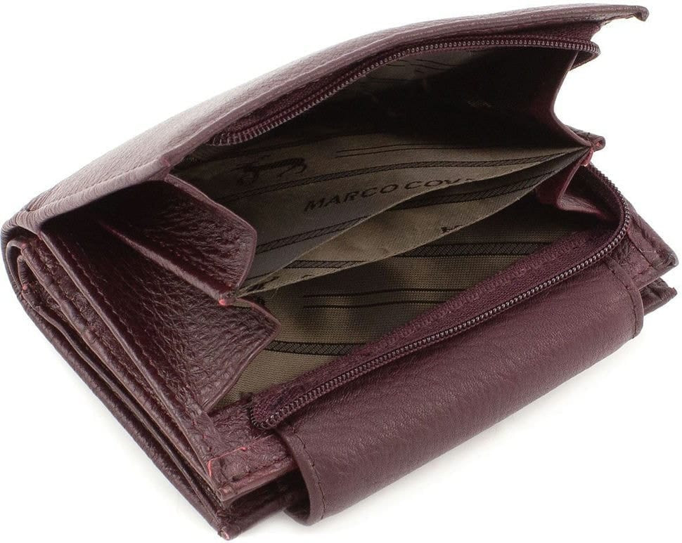 Женский кожаный кошелек коричневый Marco Coverna (18891) MC-2036-8