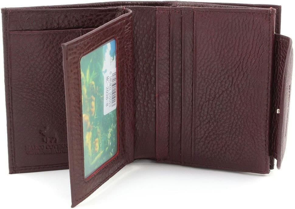 Женский кожаный кошелек коричневый Marco Coverna (18891) MC-2036-8