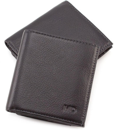 Маленький кожаный кошелёк на магнитной засчёлке MD Leather 606-a