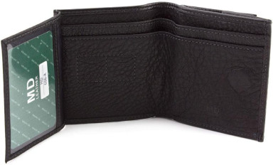 Маленький кожаный кошелёк на магнитной засчёлке MD Leather 606-a