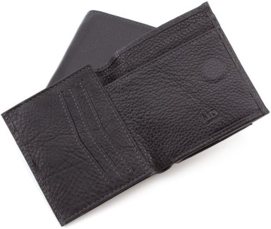 Маленький кожаный кошелёк на магнитной засчёлке MD Leather 606-a