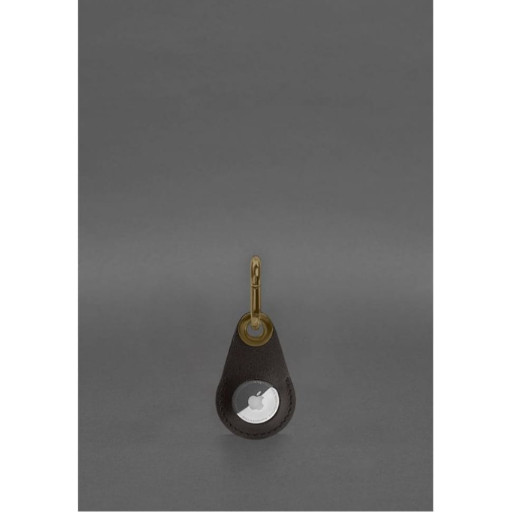 Шкіряний чохол для Apple AirTag Темно-коричневий