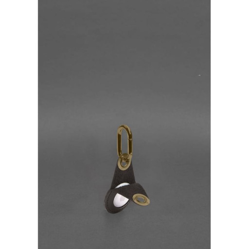 Шкіряний чохол для Apple AirTag Темно-коричневий