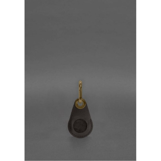 Шкіряний чохол для Apple AirTag Темно-коричневий