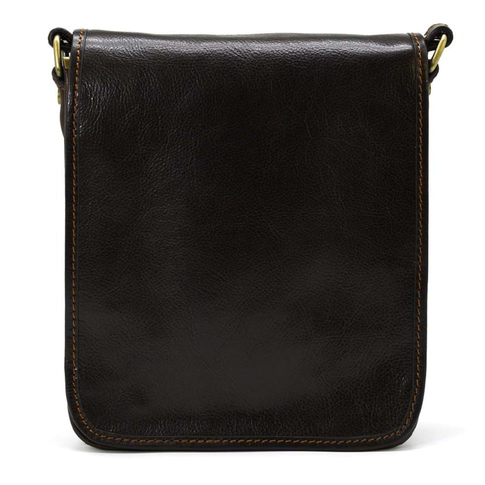 Стильний шкіряний чоловічий планшет через плече Firenze коричневий HB9109mC