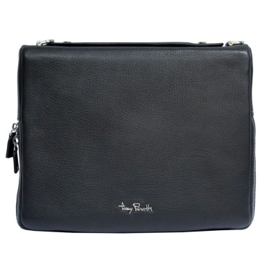 Leather bag Contatto 9594-28 nero black