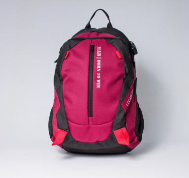 Professional Lightweight Sports Backpack Locate 28L Burgundy by MAD
