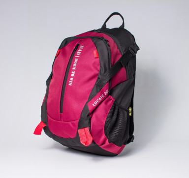 Professional Lightweight Sports Backpack Locate 28L Burgundy by MAD