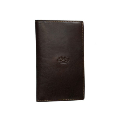 Leather wallet Italico 1438 moro brown