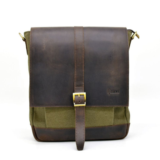Сумка чоловіча парусина + шкіра RH-1811-4lx від бренду Tarwa