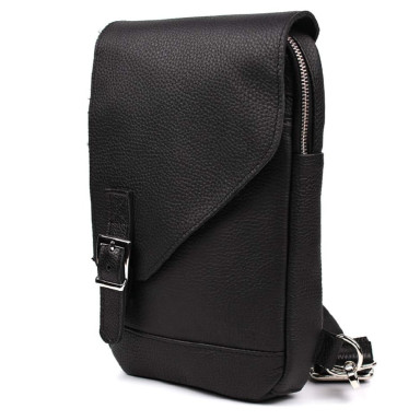 Mens leather sling backpack on one shoulder FA-6403-4lx TARWA fleet