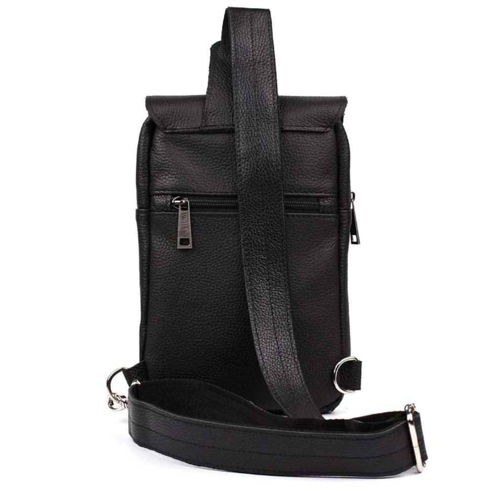 Mens leather sling backpack on one shoulder FA-6403-4lx TARWA fleet