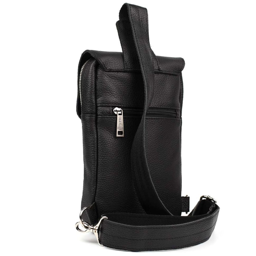 Mens leather sling backpack on one shoulder FA-6403-4lx TARWA fleet