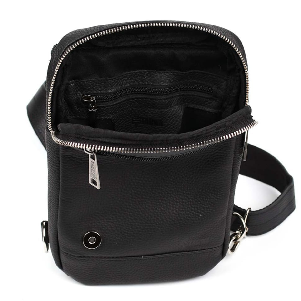 Mens leather sling backpack on one shoulder FA-6403-4lx TARWA fleet