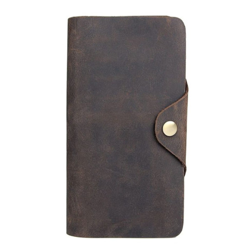 Модне шкіряне портмоне JohnMcDee 8032 на кнопці