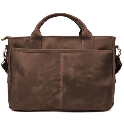 Сумка-портфель чоловіча на плече із ручками TARWA Коричневий RC-3990-3md