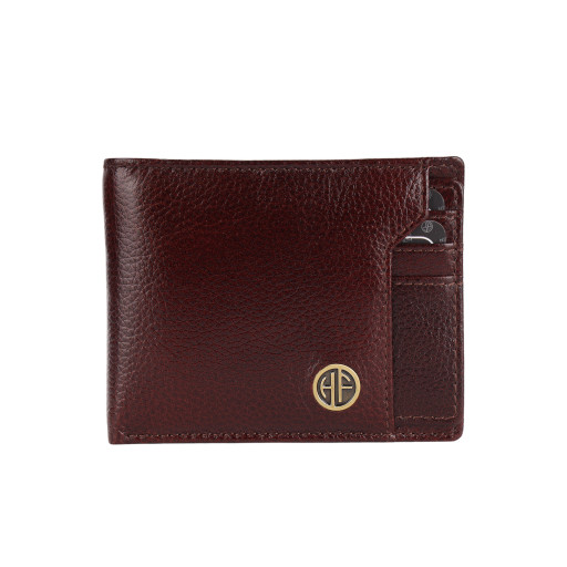 Чоловічий шкіряний гаманець Hammonds Flycatcher HF577 Brown (Коричневий)