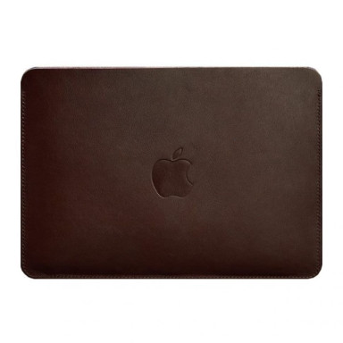 Чехол из натуральной кожи для MacBook 13 дюйм Бордовый
