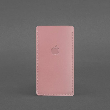 Кожаный чехол для iPhone 13 Розовый
