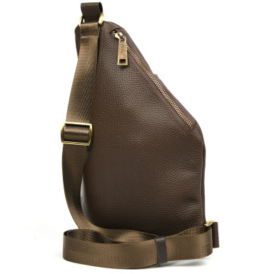 Mens sling shoulder bag TARWA FC-5402-4lx brown flotar